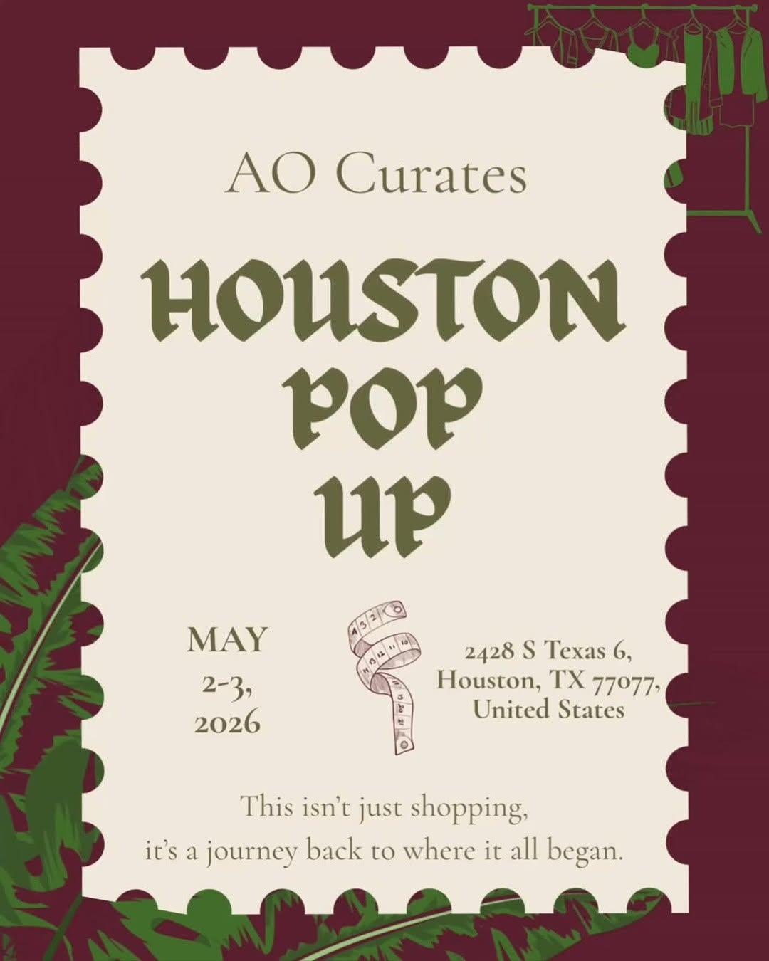 Houston Markets - AO Curates Houston Pop-up at 2428 S Texas 6