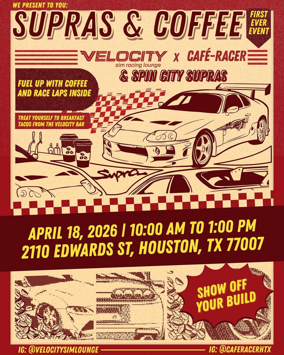 Houston Markets - Supras & Coffee Meetup at 2110 Edwards St